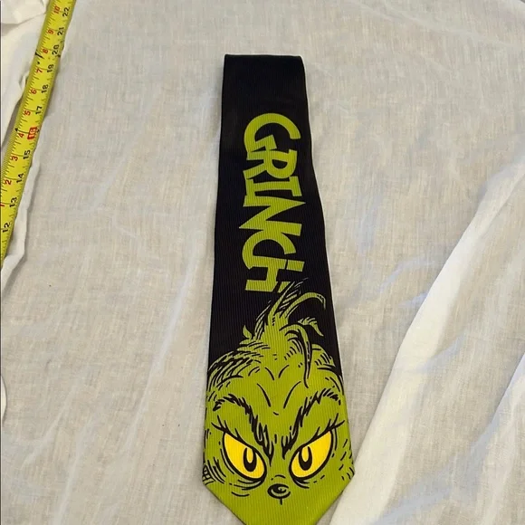 The Grinch holiday necktie - Picture 3 of 5